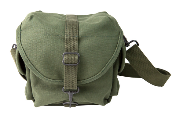 Domke F-8 Olive Drab Canvas Camera Shoulder Bag - Durable 700 80D Waterproof DSLR/SLR Bag for Photographers - Perfect for Travel, Street & Outdoor Photography