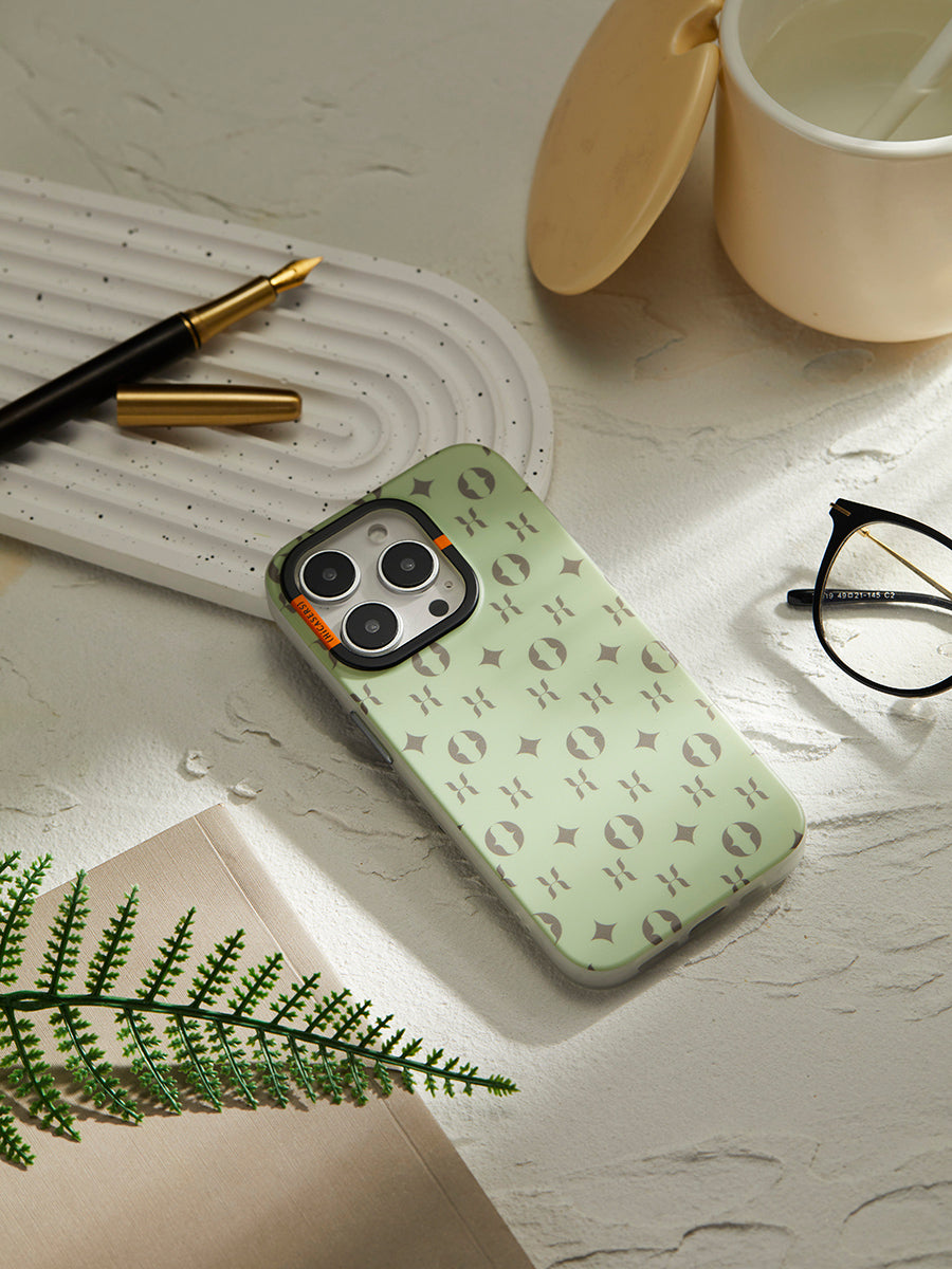 Custom Logo Phone Case - Pale Sage Green - Protective & Stylish Cover for iPhone & Samsung - Perfect for Work, Travel & Everyday Use