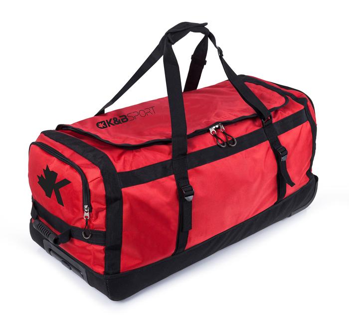 KGB 2020 Traveler Rolling Duffle Bag - Lightweight Expandable Luggage with Wheels for Men & Women - Perfect for Air Travel, Gym, Camping & Weekend Getaways