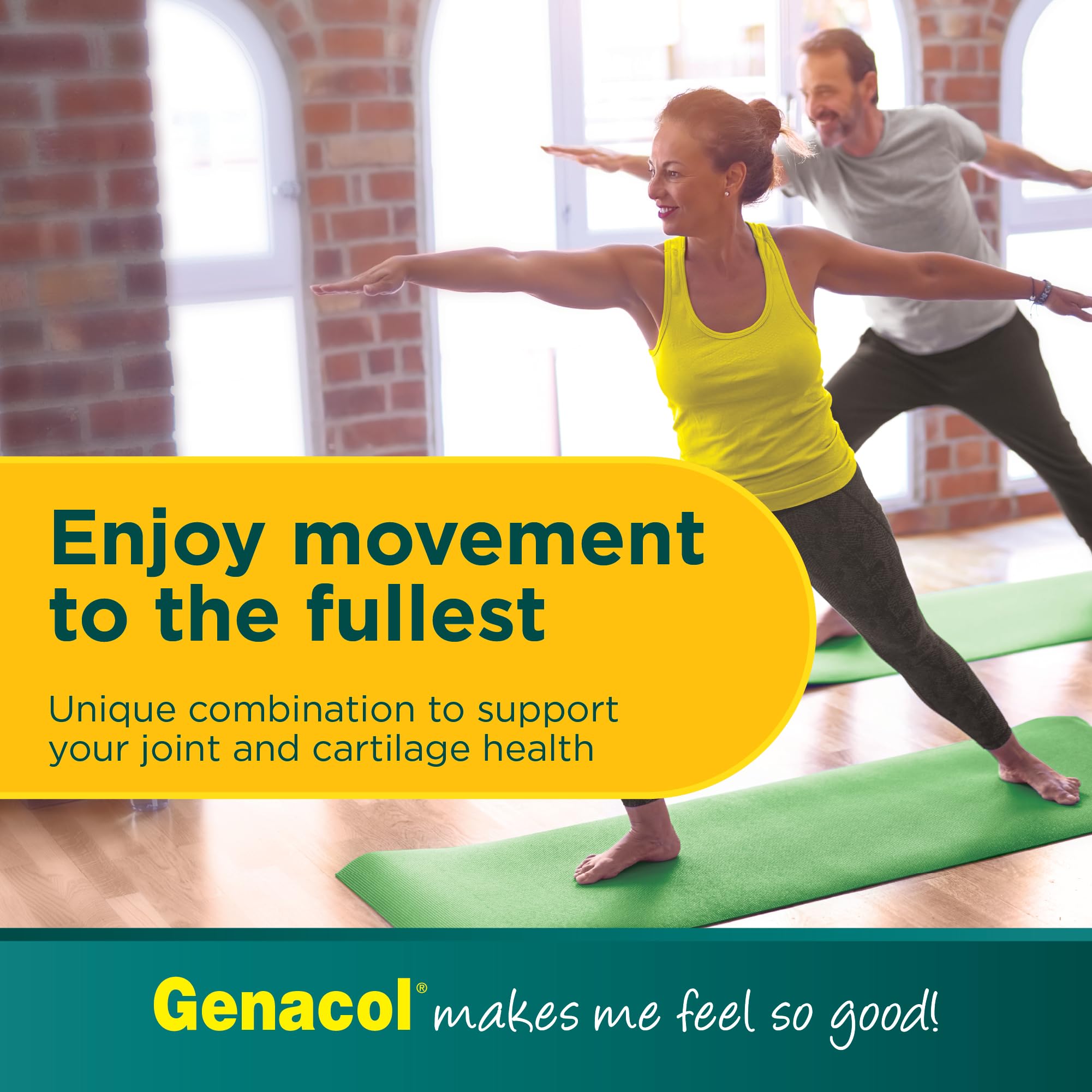 Genacol Glucosamine & Collagen Joint Supplement - Hydrolyzed Collagen Capsules for Joint Lubrication & Discomfort Relief | Supports Joint Health & Mobility | 90 Capsules | Ideal for Athletes & Active Adults