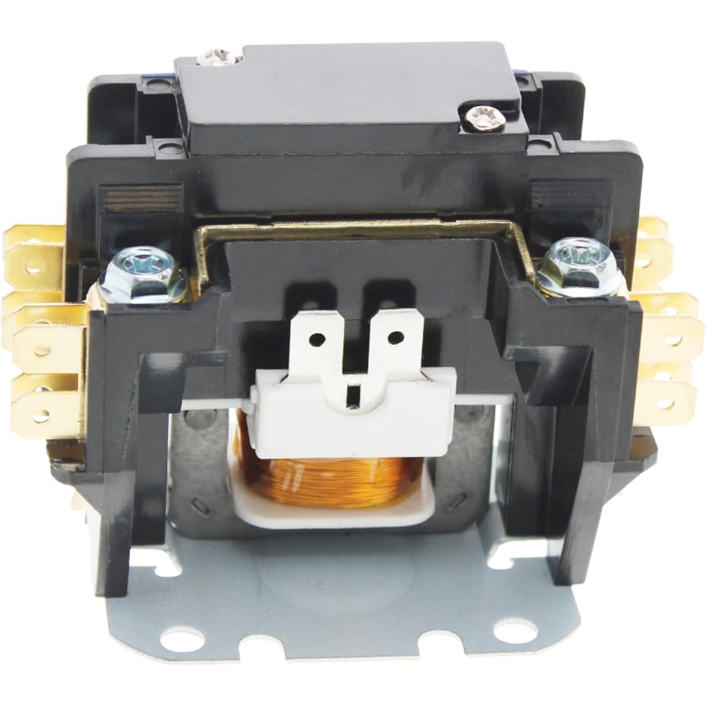 ClimaTek 3100-15Q228 Direct Replacement Single Pole Condenser Contactor for Comfort Maker - HVAC System Repair & Maintenance