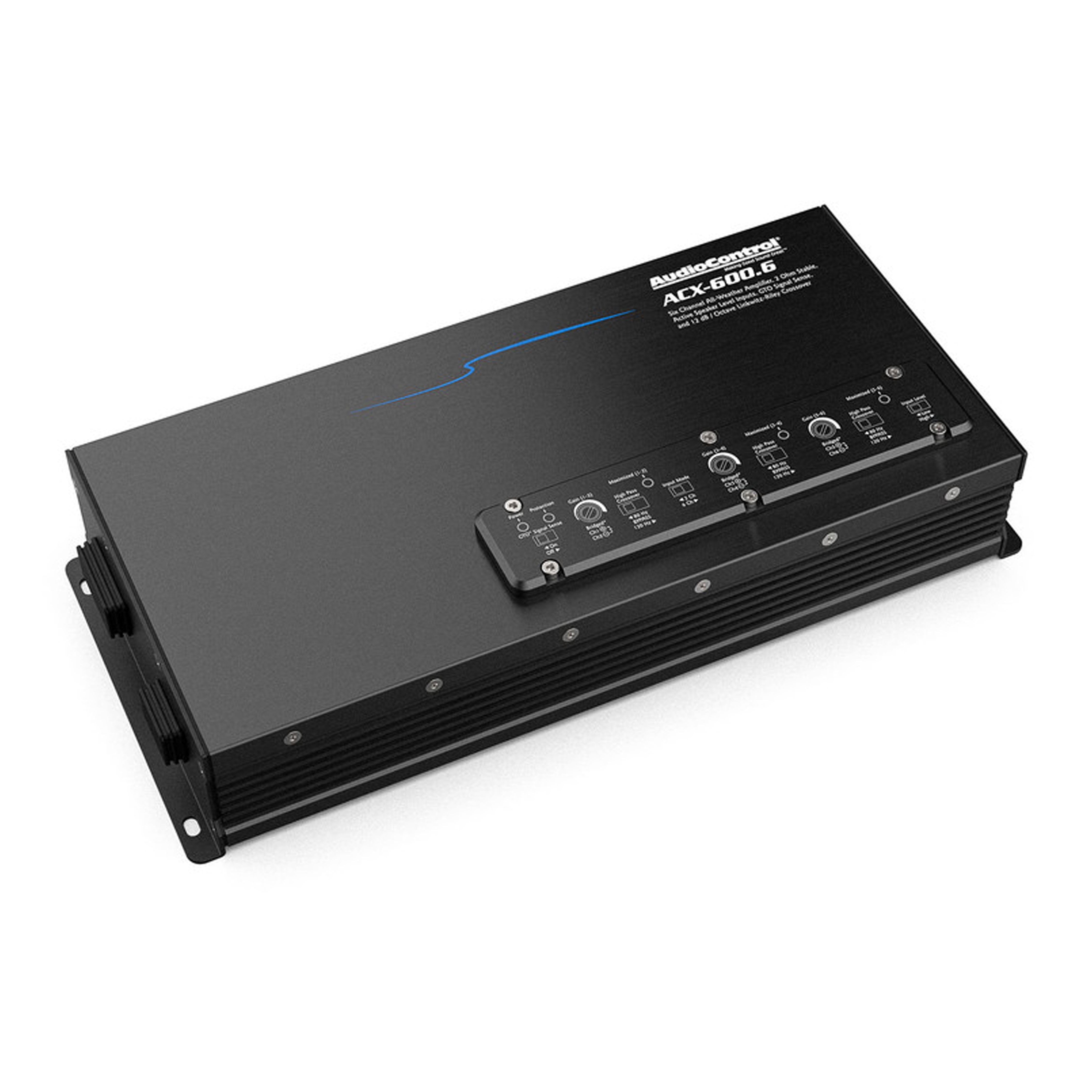 AudioControl ACX 600.6 6-Channel Marine & Powersports Amplifier - High Power Audio for Boats, ATVs, and Motorcycles