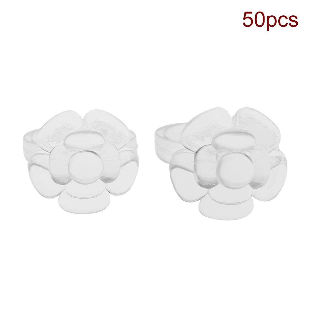 50Pcs/Set Nail Polish Color Display Rings - Flower & Butterfly Nail Art Swatch Wheels for Salon & DIY Manicure | Perfect for Nail Technicians & Home Use
