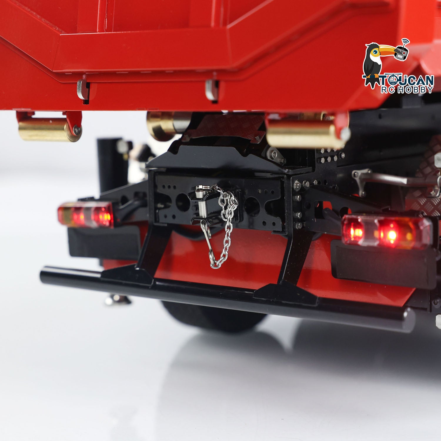 1/14 Scale 10x10 RC Hydraulic Crane Dump Truck - Remote Control Full Dumper Lorry with U-Shaped High Standard Bucket & Timber Flatbed - Perfect for Construction Site Play, Collecting, and RC Hobby Enthusiasts