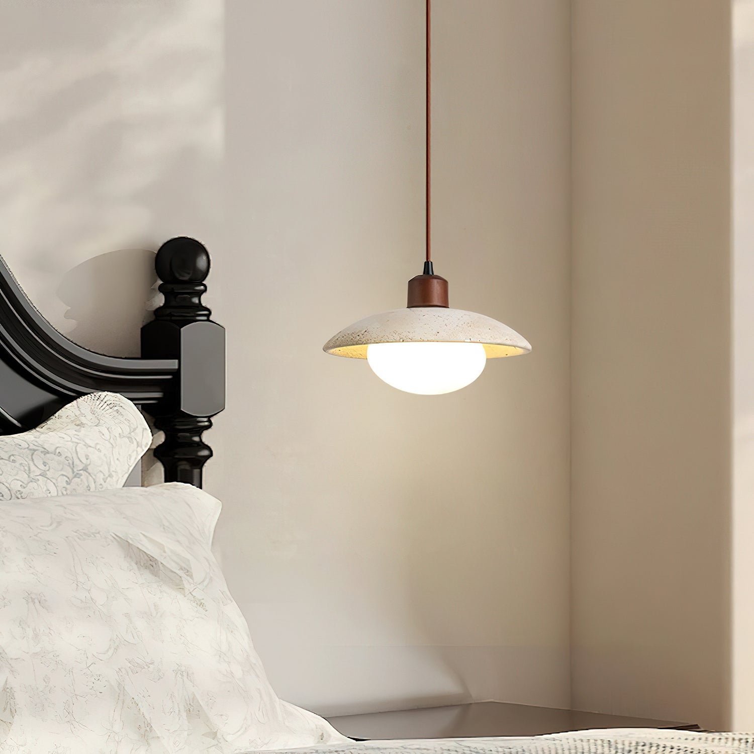 Aria Disc Pendant Lamp - Modern Minimalist Ceiling Light Fixture for Dining Room, Kitchen Island, Living Room & Bedroom
