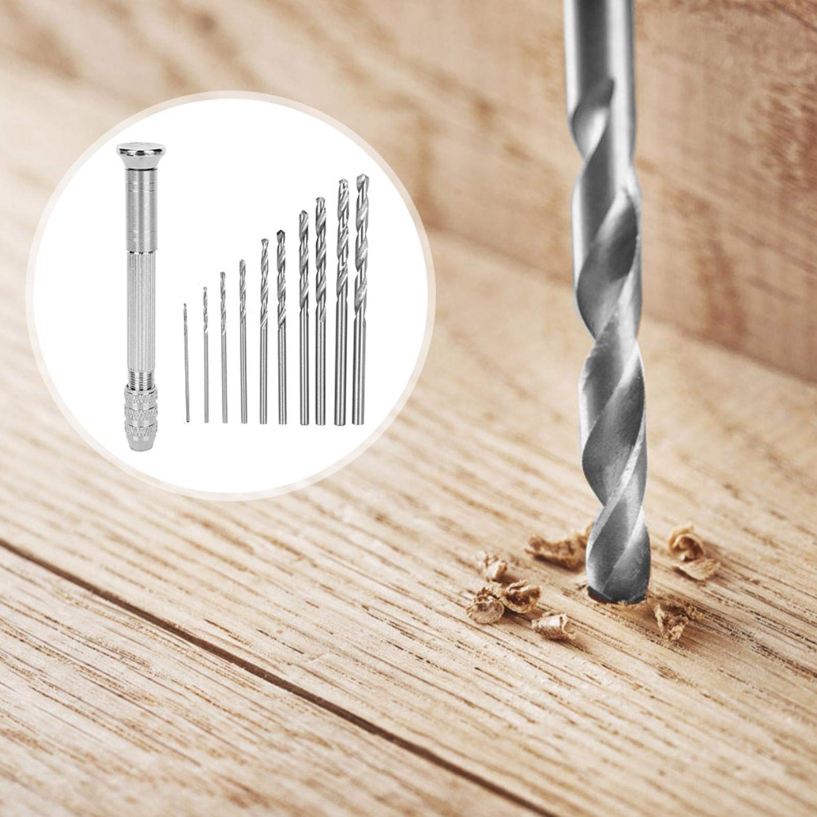 Micro Mini Twist Drill Bit Set - 20PCS Hand Drill Bits for Craft Carving, DIY Woodworking, Jewelry Making & Resin Models | Perfect for Rotary Tools & Precision Drilling in Wood, Plastic & Metal