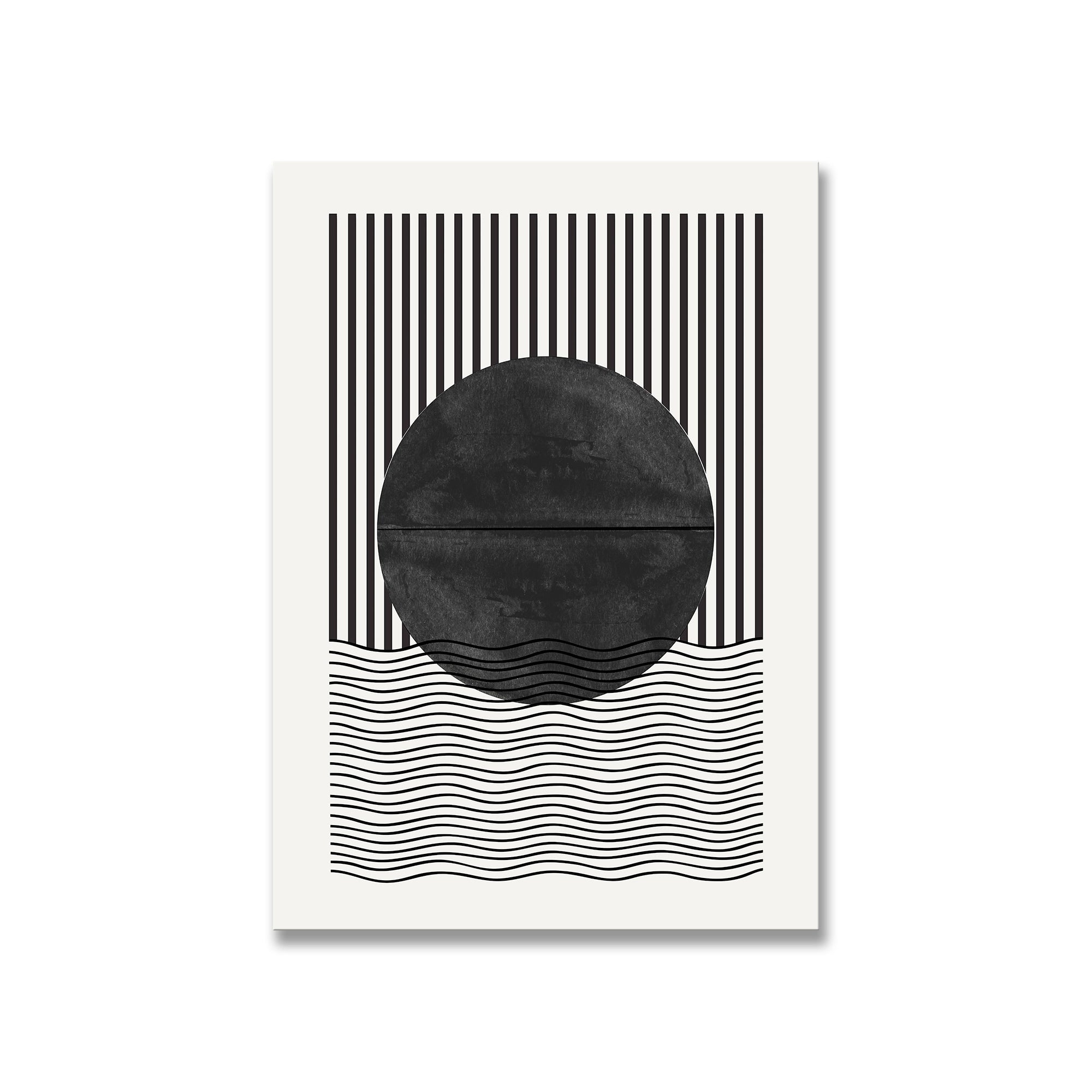 BaB No.10 Framed Print Wall Art by The Miuus Studio - Modern Home Decor for Living Room, Bedroom & Office - Premium Canvas Artwork for Stylish Interior Design