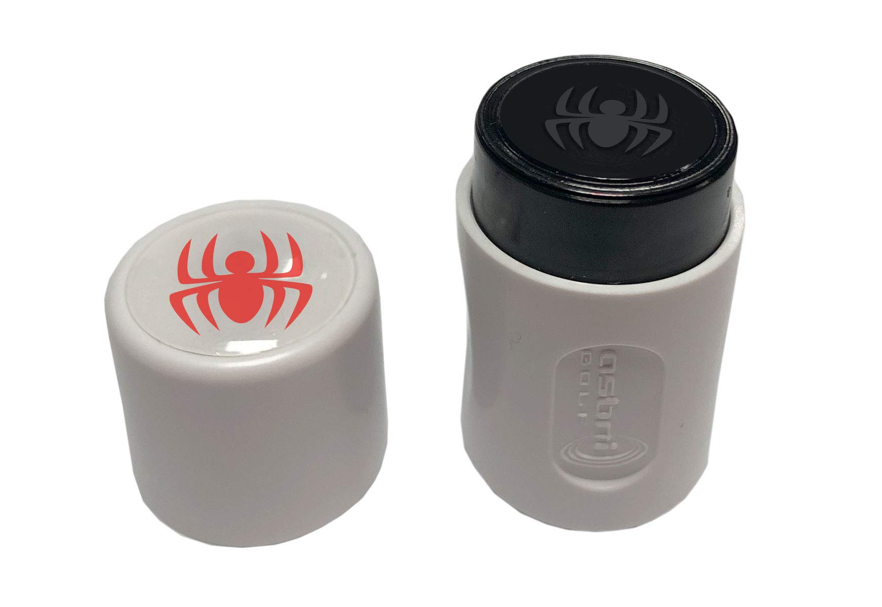 Spider Ball Stamper Toy - Red Color Fun Stamp for Kids Arts & Crafts, Party Favors, DIY Projects