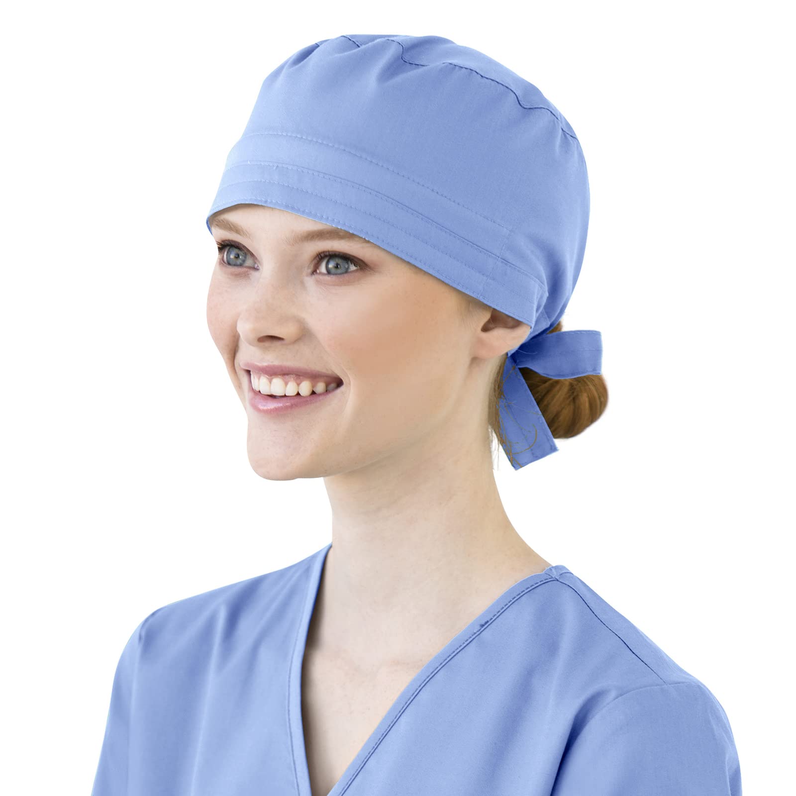 WonderWink Tie Back Scrub Cap - Adjustable Medical Hat for Nurses & Doctors - Comfortable Surgical Head Cover for Healthcare Workers - Perfect for Hospitals, Clinics & Operating Rooms