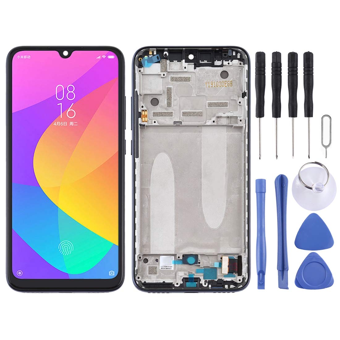 Original Tangyongjiao Full LCD Assembly for Xiaomi Mi CC9e / Mi A3 - LCD Screen & Digitizer with Frame - Phone Repair Replacement Part (Perfect for DIY Fixes & Screen Damage Solutions)