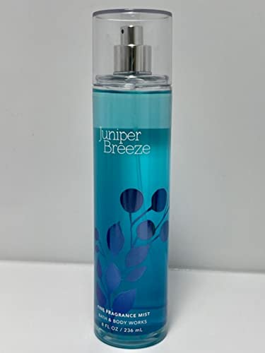 Bath and Body Works Juniper Breeze Fine Fragrance Mist - 8 oz Full Size Body Spray for Women | Refreshing Scent for Daily Use, Work, Gym & Special Occasions
