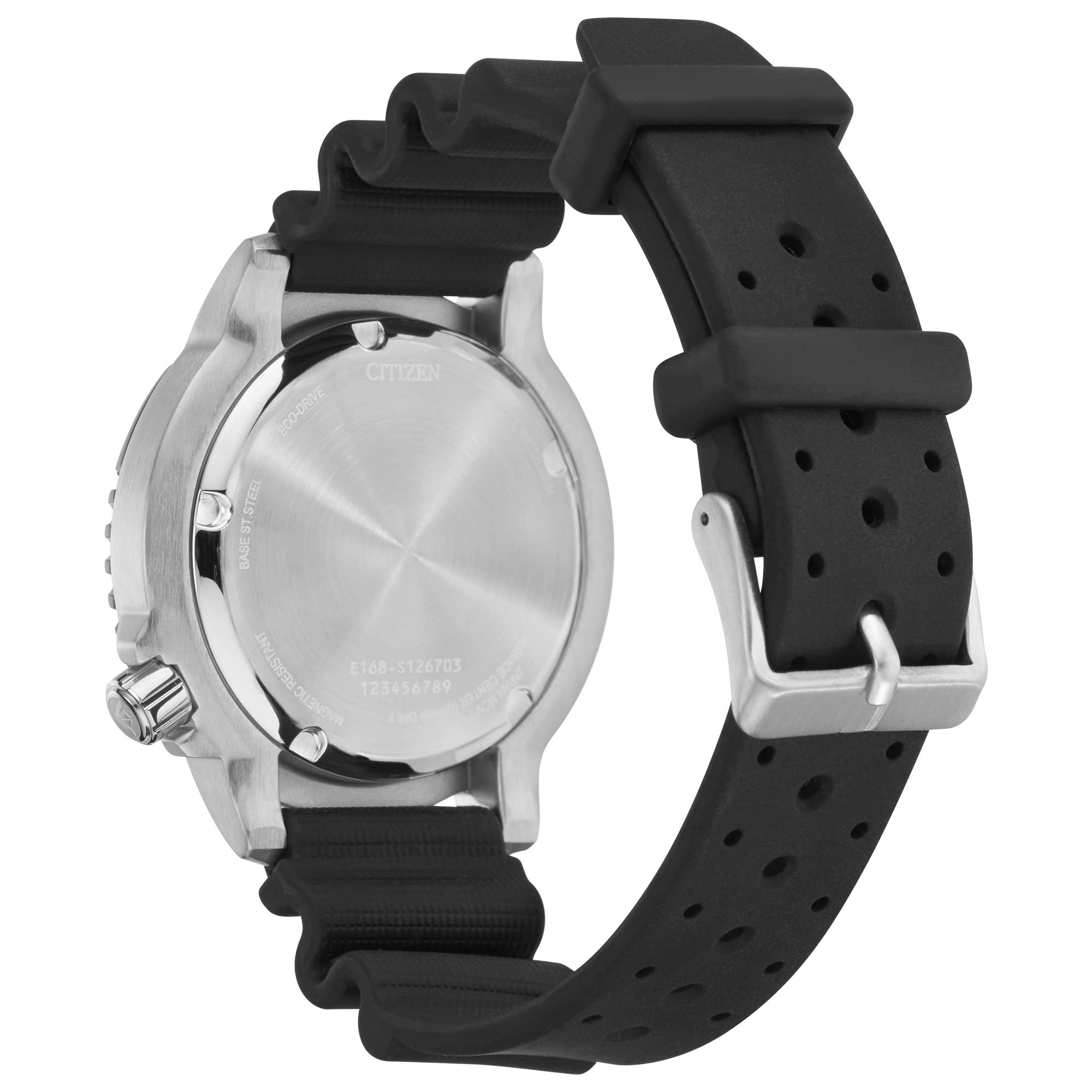**Citizen Eco-Drive Promaster Diver Men's Watch - Stainless Steel Case, Black Polyurethane Strap, Water Resistant, Solar Powered (Model: BN0150-28E) - Perfect for Diving, Swimming & Outdoor Adventures**