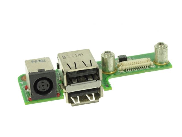 Original Dell Inspiron 1525 1526 DC Jack USB Board 48.4W006.011 48.4W006.021 Replacement Part - Laptop Charging Port Repair for Home & Office Use