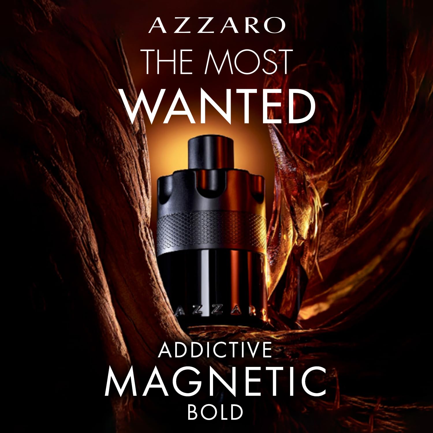 Azzaro The Most Wanted Eau de Parfum Intense for Men - Woody, Amber & Spicy Cologne - Long Lasting Luxury Fragrance - Perfect for Date Night, Special Occasions & Evening Events