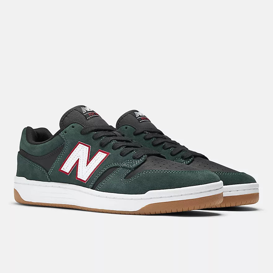 New Balance Numeric Foy 480 Skateboarding Shoes - Green/Black - Durable & Comfortable for Street Skating & Casual Wear