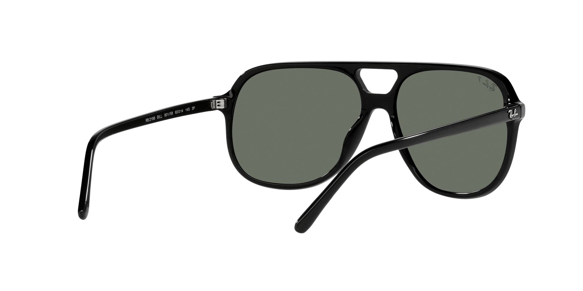 Ray-Ban RB2198 Square Bill Sunglasses for Men & Women - Classic Aviator Style, UV Protection, Polarized Lenses - Perfect for Driving, Beach & Outdoor Activities