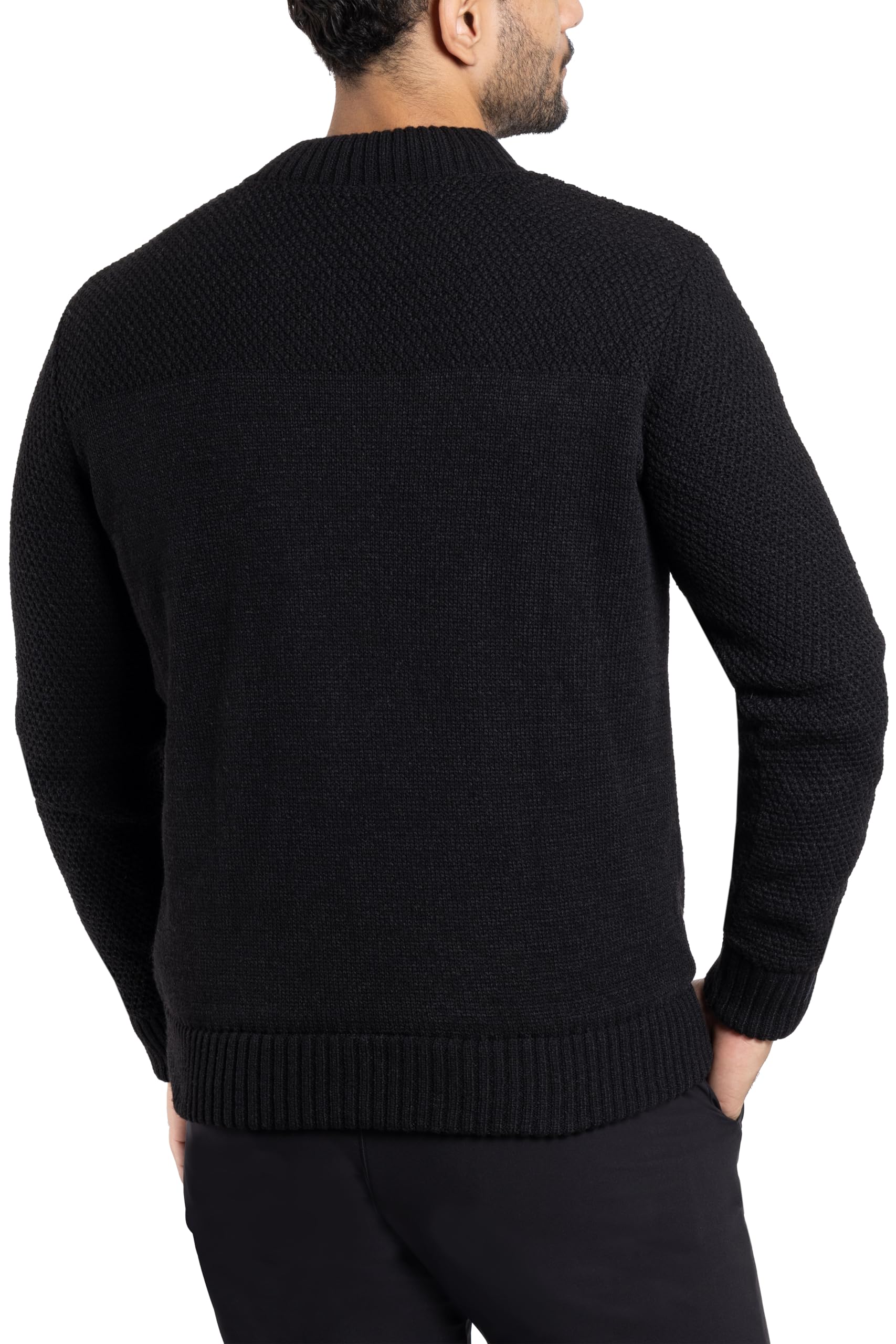 X RAY Men's Slim Fit Zip Up Cardigan Sweater - Lightweight Knit Jacket for Spring & Fall (Big & Tall Sizes) | Casual Wear, Office Outfits & Layering Essential
