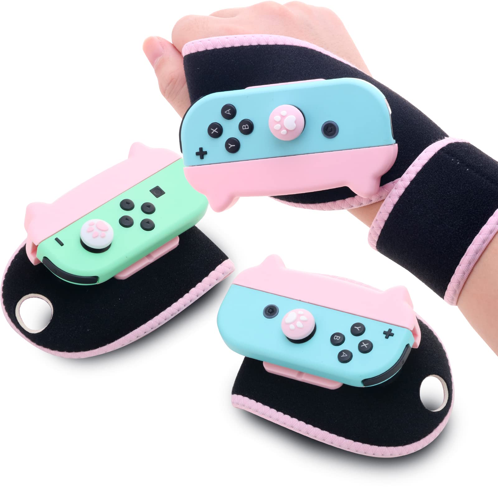 Nintendo Switch Wrist Bands for Dance & Boxing Games 2024 - Compatible with Switch Dance 2024 & Fitness Boxing - Perfect for Dance Workouts, Gaming Exercise & Fitness Training