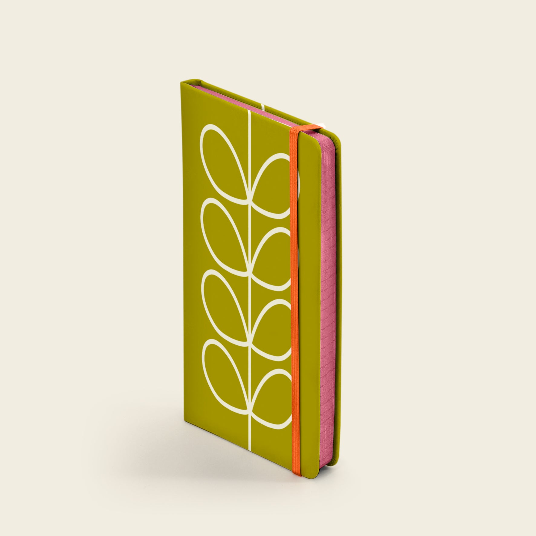 Small Notebook with Linear Stem Olive Design - Perfect for Journaling, Note Taking & Gift Giving - Eco-Friendly & Portable for School, Office & Travel