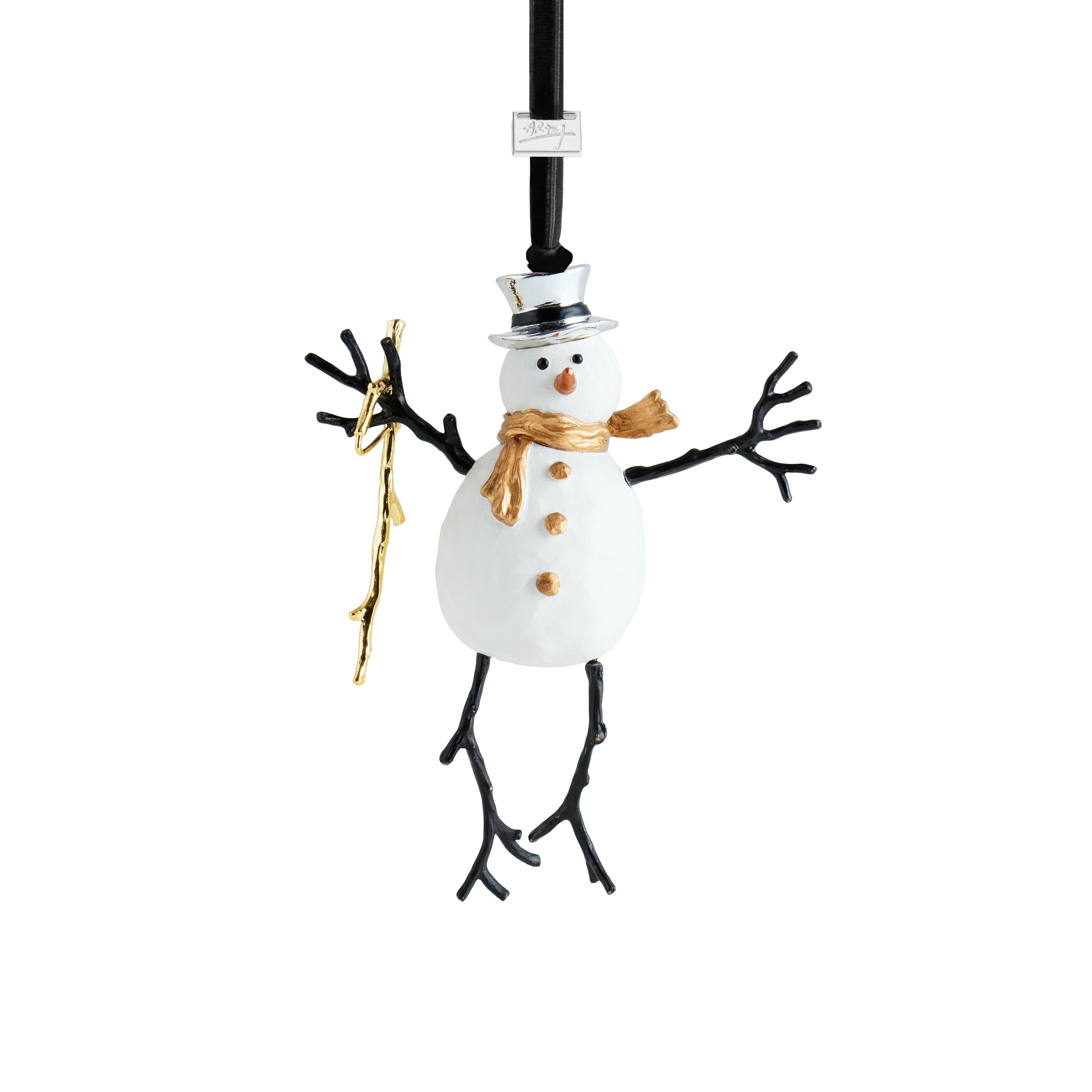 Handmade Snowman Christmas Ornament - Festive Holiday Decor for Tree, Gift, and Home Decoration