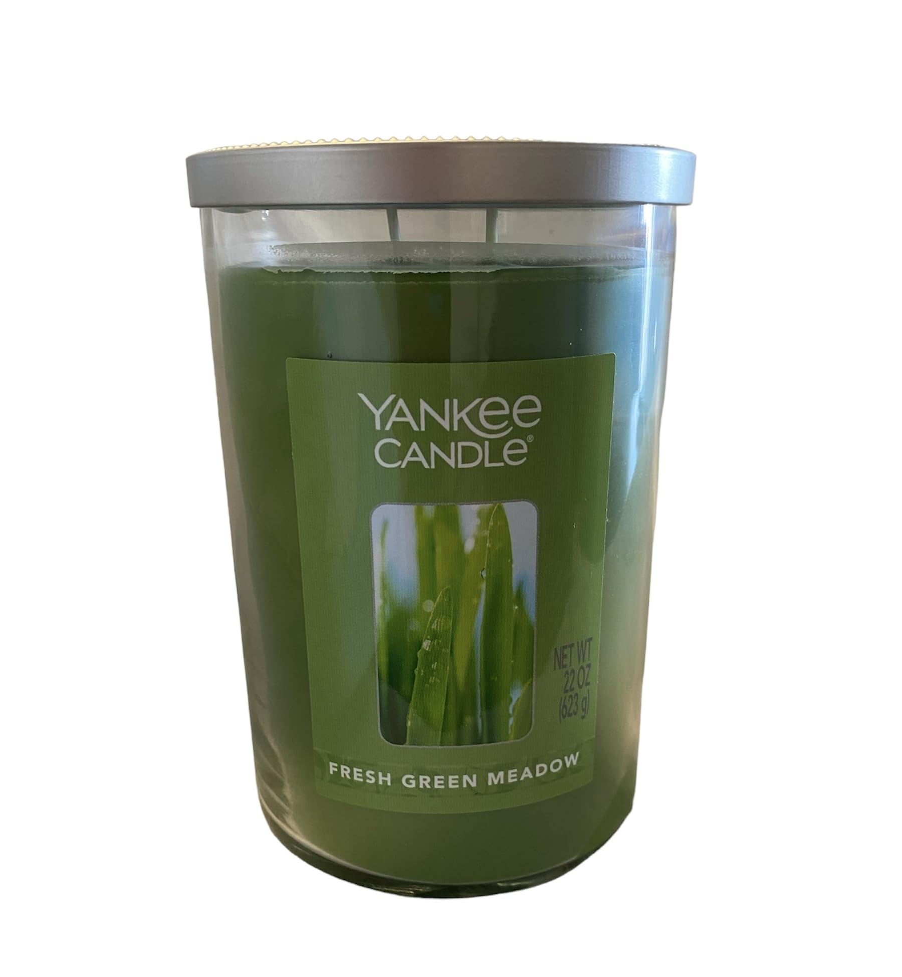 Yankee Candle Large Jar Candle - Fresh Green Meadow Scent, 22oz Home Fragrance for Relaxation & Aromatherapy | Perfect for Living Room, Bedroom, Spa & Gift Giving