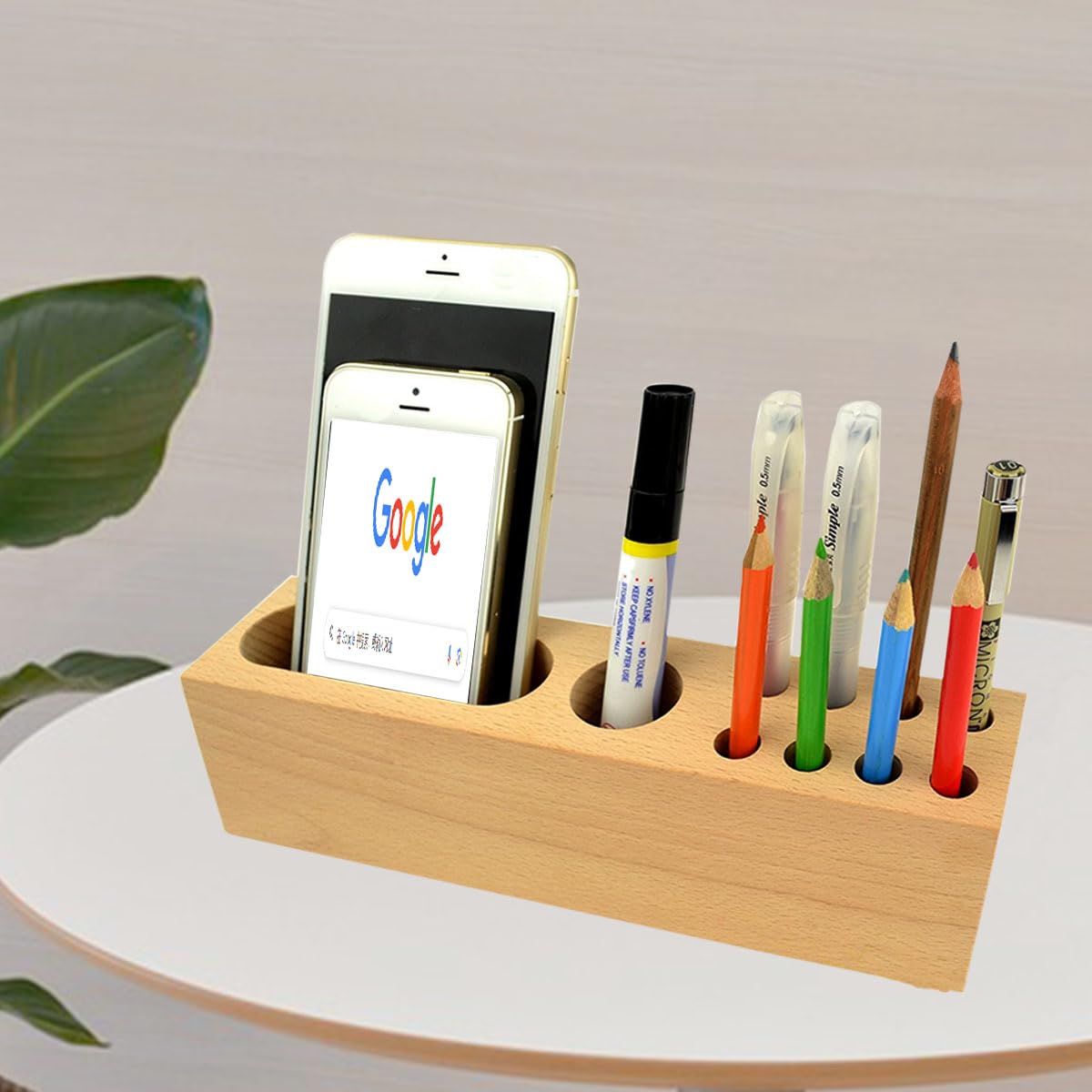 LITAITAI Black Pen Holder for Desk - Premium Pencil Organizer for School, Home & Office | Perfect Teacher Gift & Desk Accessory | Ideal for Classroom, Workstation & Study Spaces