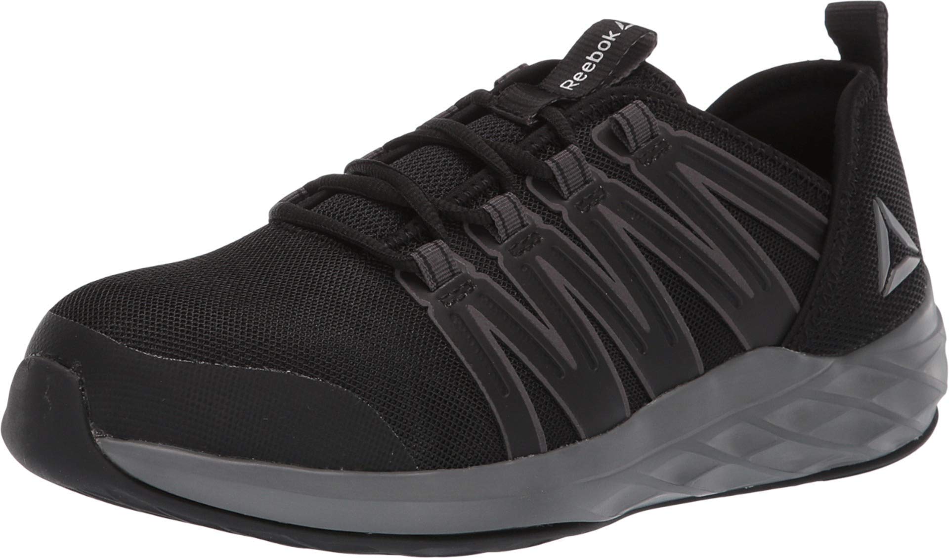 Reebok Men's Astroride Safety Toe Athletic Work Shoes - OSHA Compliant Steel Toe for Construction & Industrial Workers | Lightweight & Comfortable for Long Shifts