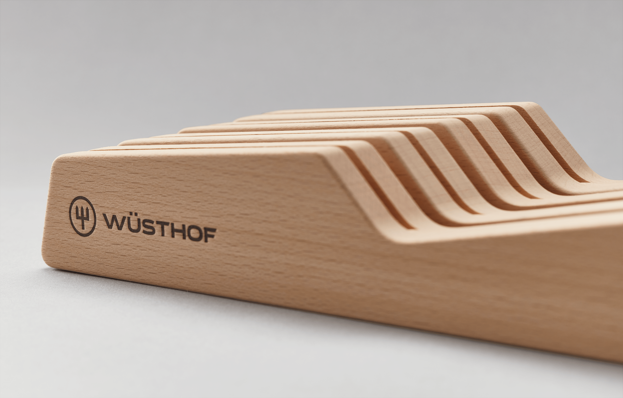 Wusthof Small In-Drawer Knife Tray - 5 Slot Compact Knife Organizer for Kitchen Utensils | Perfect for Storing Chef Knives, Steak Knives & Kitchen Tools in Drawers