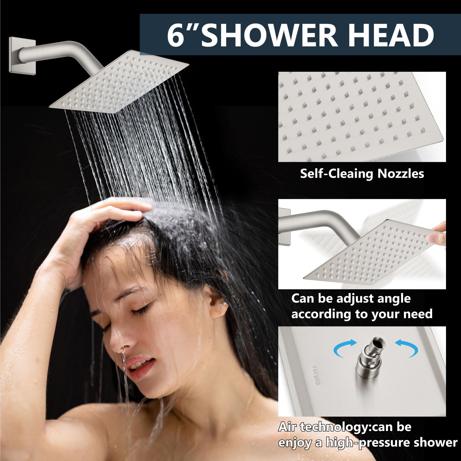 Aolemi Luxury Rainfall Shower System - 10