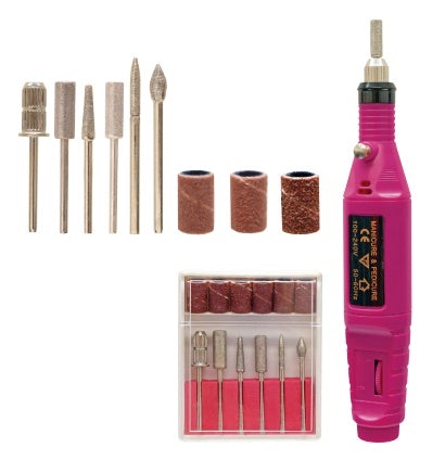 Burmax Latina Nail Pro 3500 Professional Electric Nail Drill File Kit for Acrylic Gel Nails - Perfect for Salon & Home Manicure Pedicure