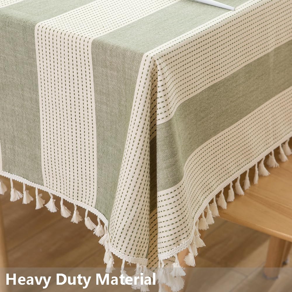 TruDelve Extra Long Cotton Tablecloth 120