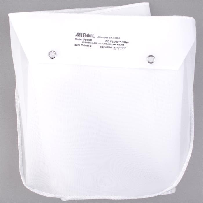 MirOil F919B Oil Filter Bag - Compatible with Most Commercial Fryers & Filter Machines, Preserves Food Quality & Taste, Hot/Cold Cooking Oil Strainer (Frame Sold Separately) - Ideal for Restaurants, Food Trucks & Catering Businesses