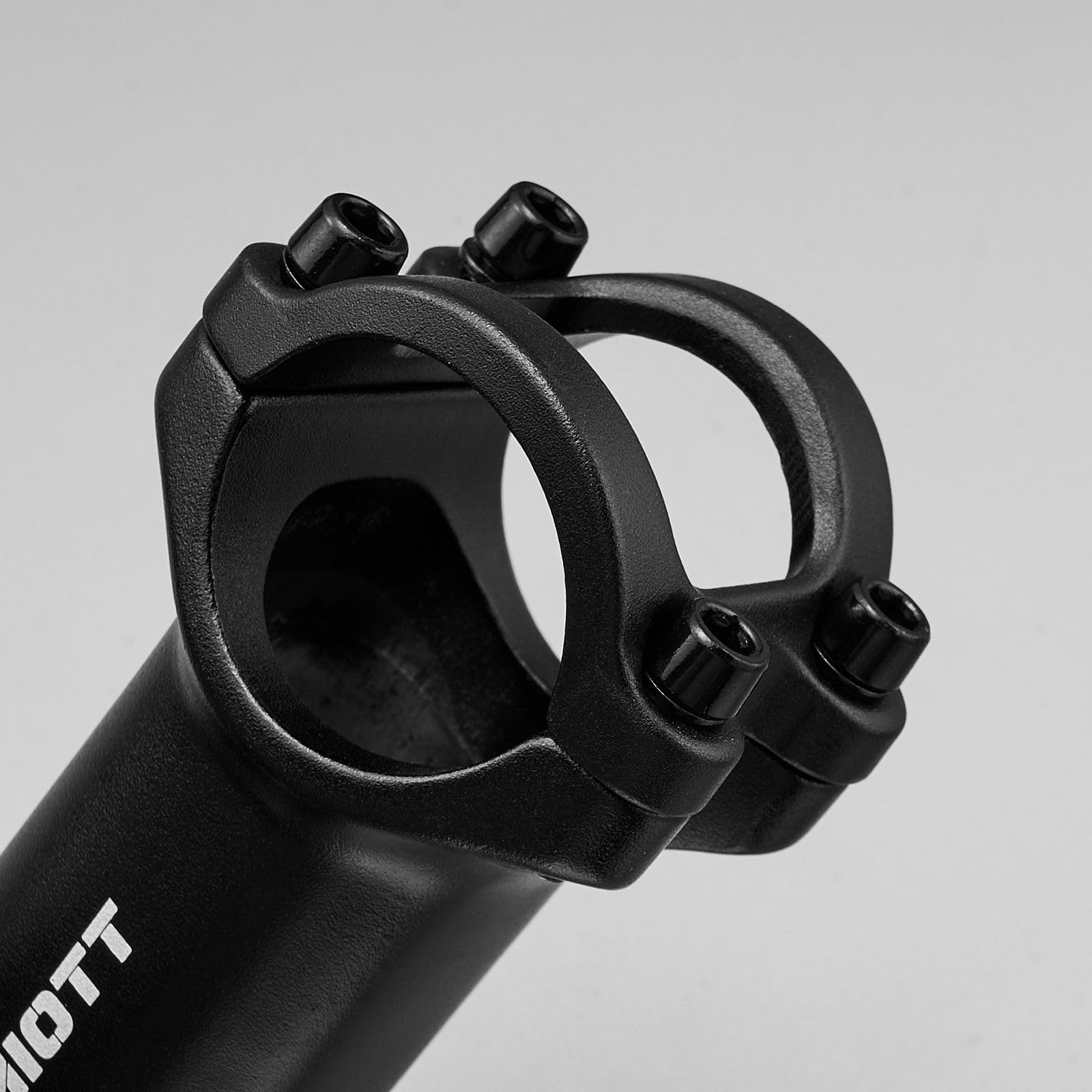 Rmiott 31.8 Bike Stem 70mm 80mm 90mm 110mm Length 35 Degree Handlebar Riser - Aluminum Black MTB Road Bicycle Stem for Mountain & Road Bikes - Perfect for Climbing, Commuting and Trail Riding