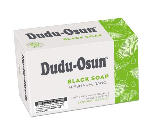 Dudu Osun African Black Soap 48 Pack - Natural Cleansing Bar for Acne, Eczema & Dark Spots - Great for Face, Body & Hair Care - $1.75 per Soap Bar - Perfect for Daily Skincare Routine & Sensitive Skin