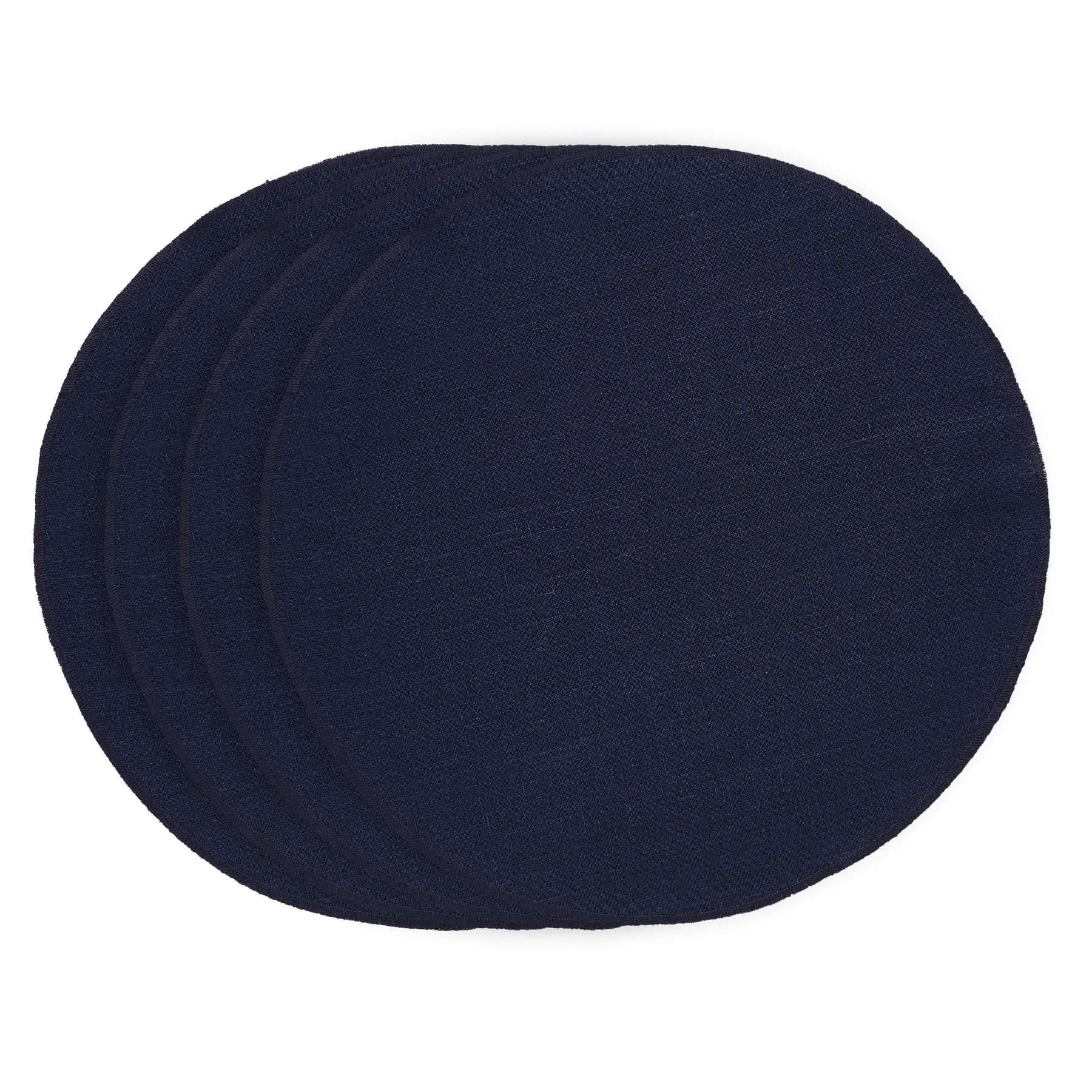 Premium Round Placemats Set of 4 - Non-Slip Heat Resistant Table Mats for Dining & Decor - Perfect for Dinner Parties, Holidays & Everyday Use