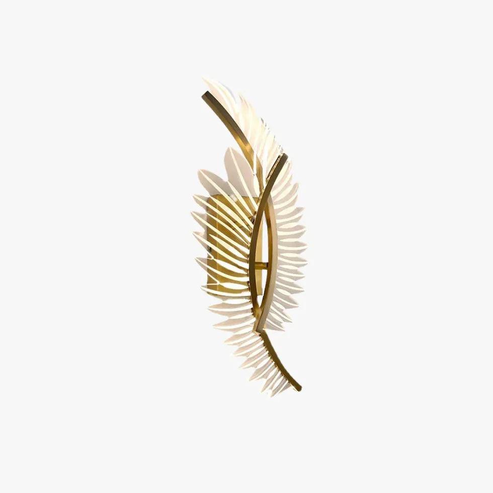Modern Gold Wall Lights - Elegant Home Decor for Living Room, Bedroom & Hallway - Creative Wing Design for Stylish Interior Lighting