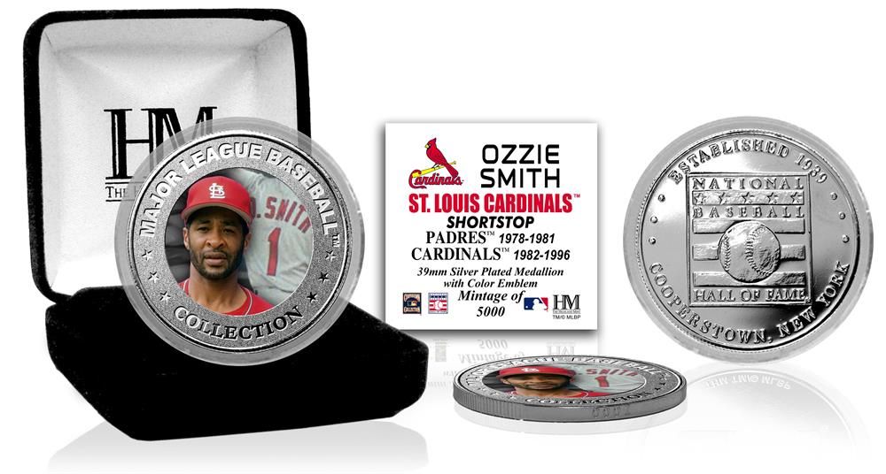 Ozzie Smith Baseball Hall of Fame Commemorative Silver Coin - Limited Edition Collectible for Fans, Gift for Baseball Enthusiasts - Perfect for Display, Memorabilia Collections, and Sports Fan Gifts