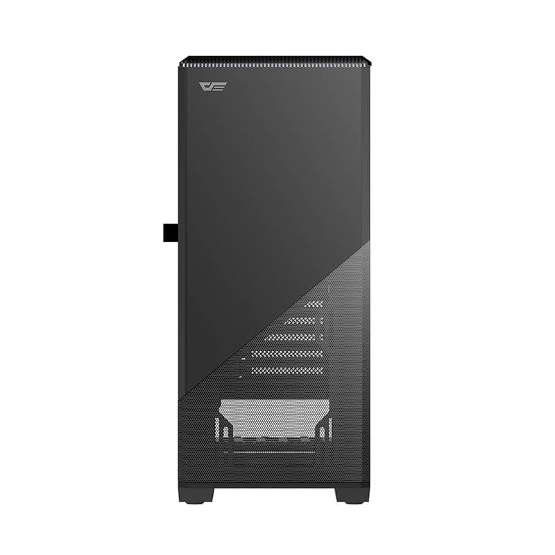 Darkflash DLC31 Mid Tower ATX PC Case - Black | High Airflow Gaming Computer Case for Custom Builds, RGB Setup & Home Office Workstations