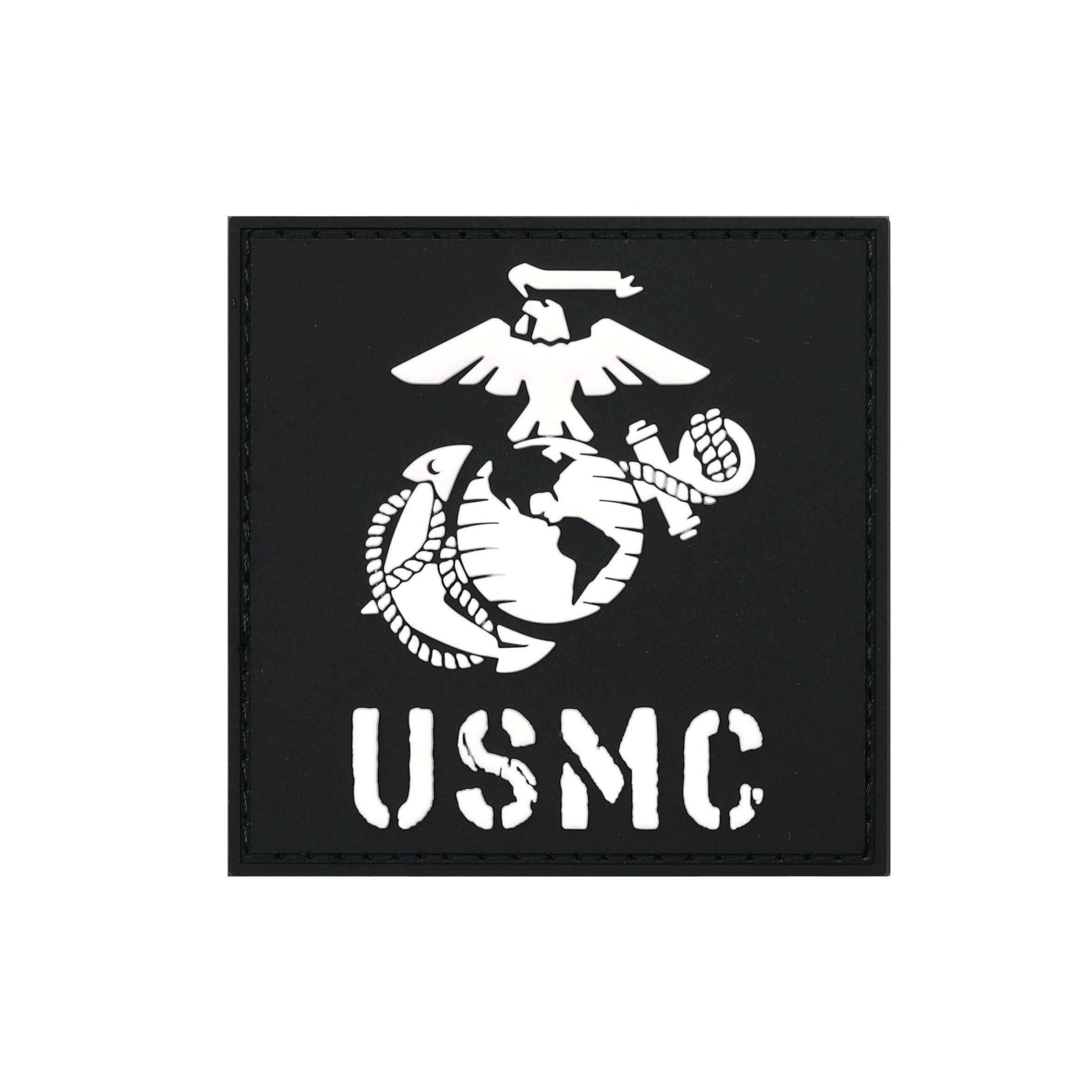 USMC Velcro Patch - Military Grade Hook and Loop Morale Patch for Tactical Gear, Hats & Backpacks - Perfect for Marines, Veterans & Collectors