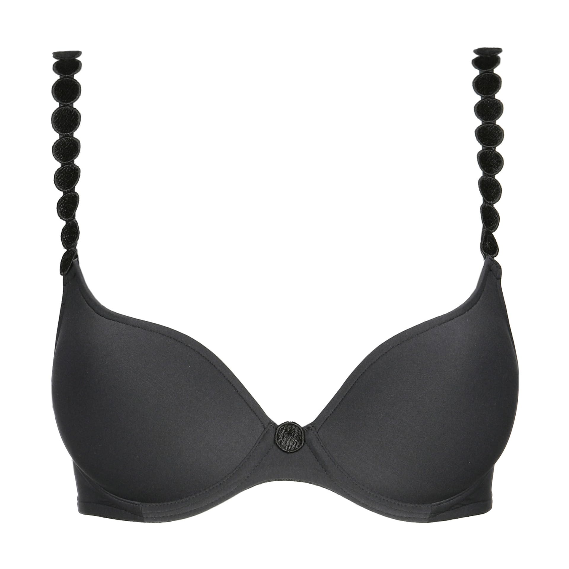 Tom Convertible T-Shirt Bra 34A - Seamless Comfort, Adjustable Straps for Versatile Wear - Perfect for Everyday Use, Workouts & Special Occasions - Black