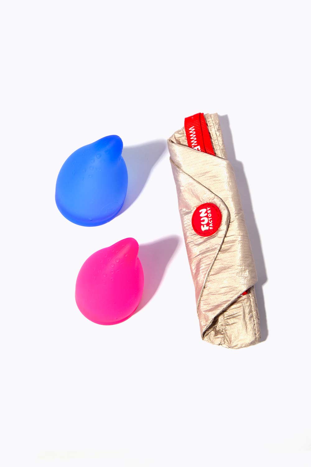 KIT FUN | Menstrual Cups Set of 2 Sizes - Reusable, Leak-Proof Period Cups for Comfortable & Eco-Friendly Period Care (Home, Travel, Gym Use)