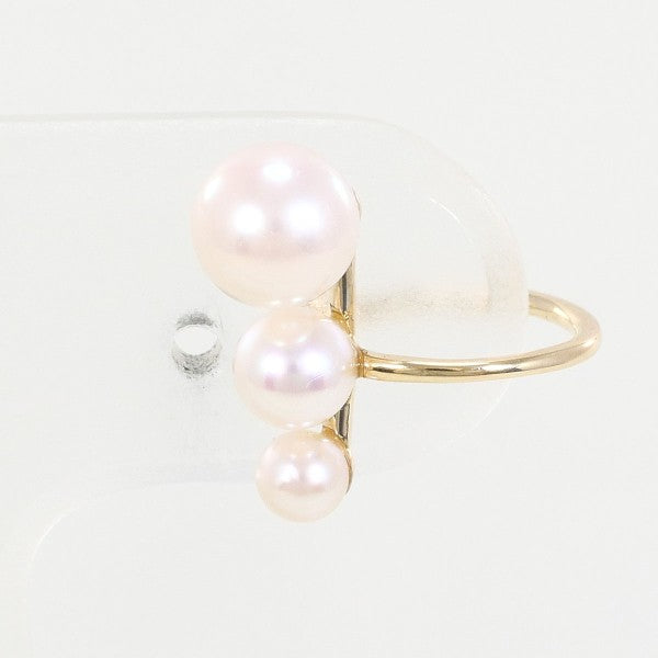 10K Yellow Gold Pearl Ear Cuff Single Earring - Elegant Cartilage Hoop Earring for Women - Perfect for Parties, Weddings & Everyday Wear