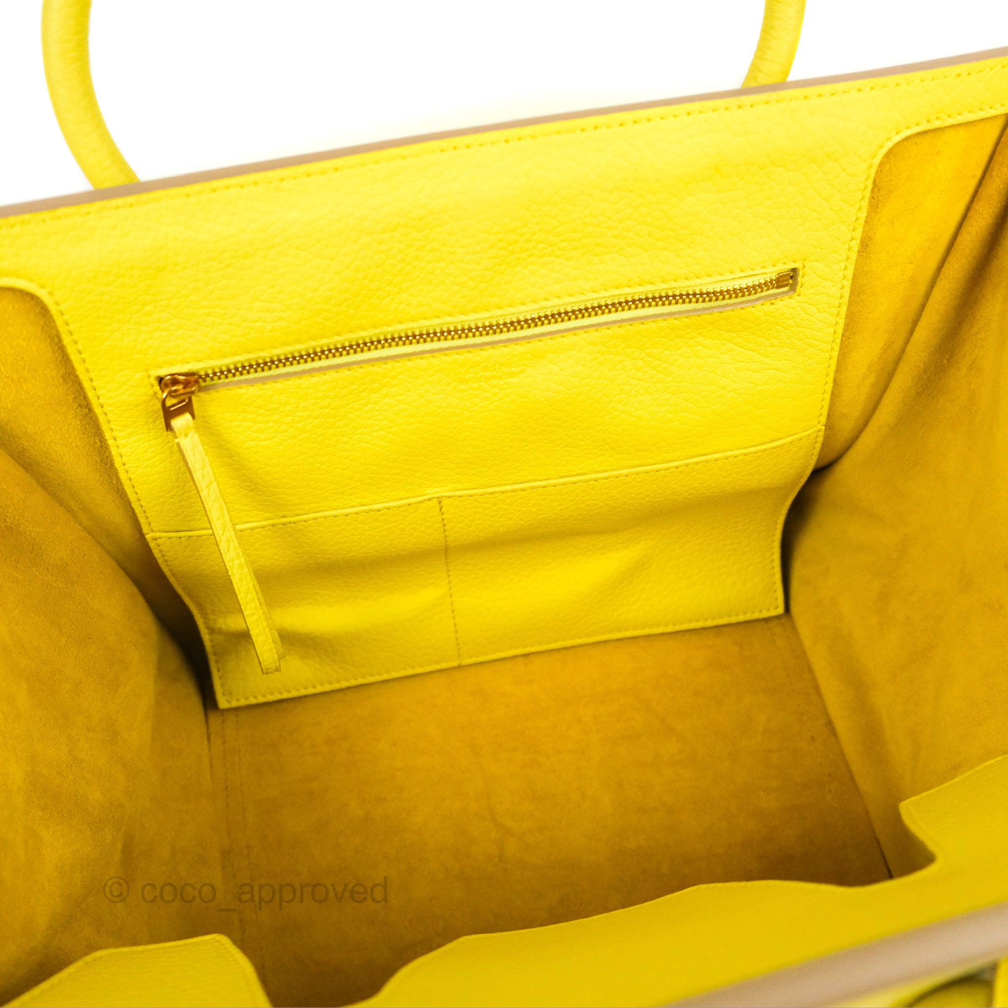 Celine Small Tie Knot Bag in Yellow Grained Leather - Elegant Crossbody Purse for Women | Perfect for Date Night, Parties & Special Occasions