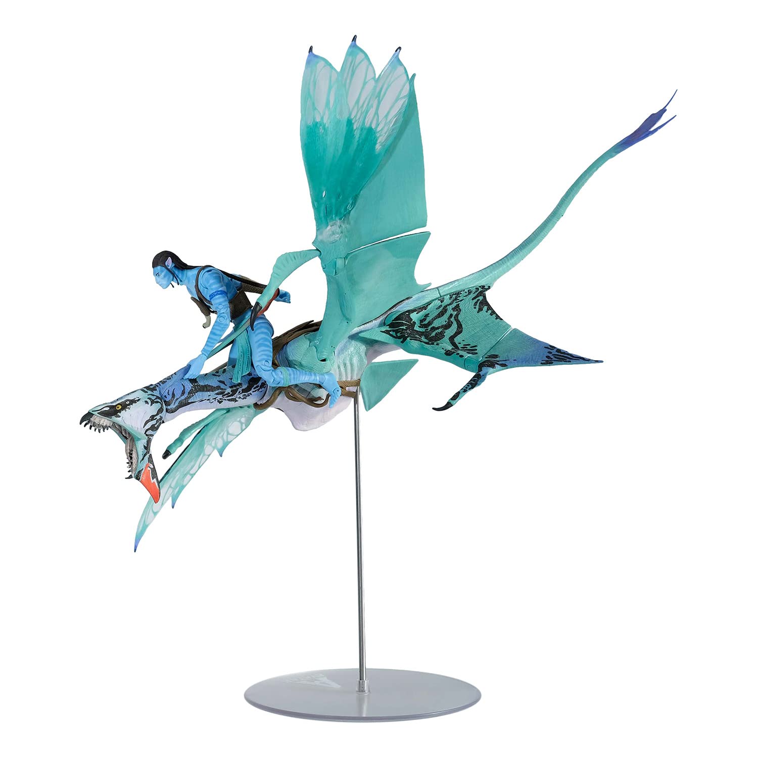 McFarlane Toys Avatar Jake Sully & Mega Banshee BOB 7-Inch Action Figure - Collectible Movie Toy for Fans, Display & Play - Perfect for Avatar Merchandise Collectors & Gift Giving