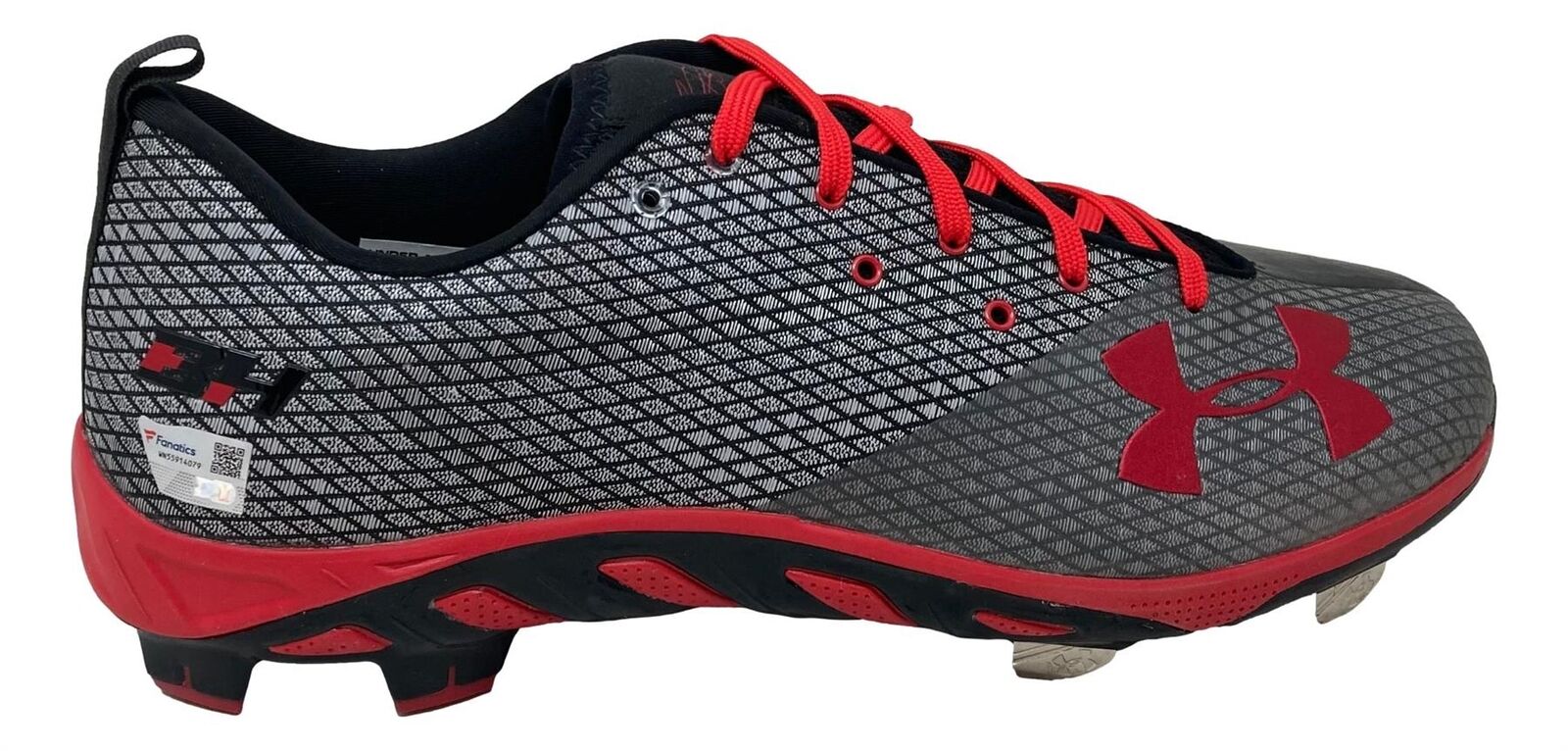 Bryce Harper Autographed Game-Issued Philadelphia Phillies Under Armour Cleats - Authentic MLB Memorabilia for Collectors & Fans - Perfect for Display, Gifts & Sports Enthusiasts