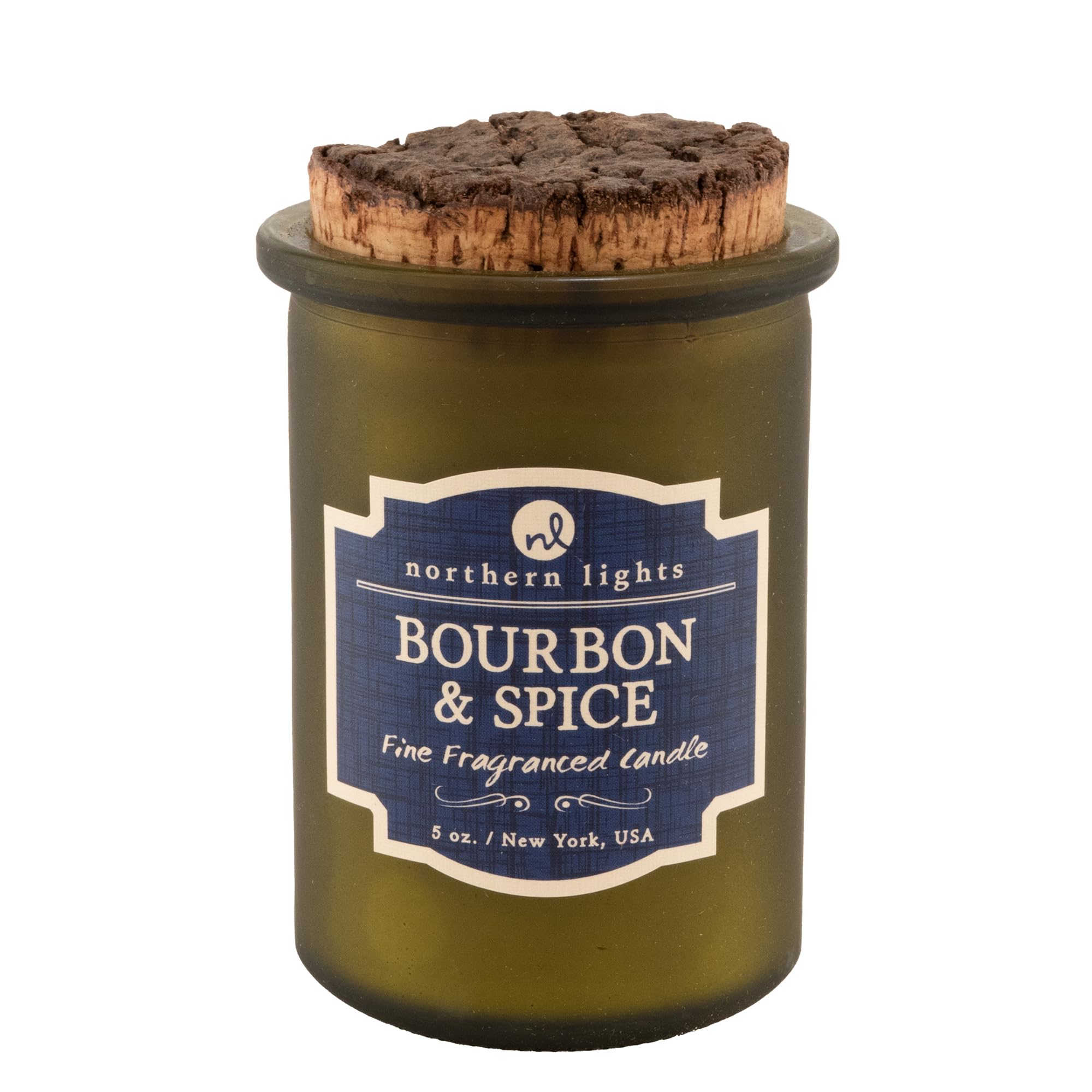Northern Lights Candles - Spirit Jar Candles - Bourbon & Spice Scented Soy Wax Candle - 52613 - Perfect for Home Decor, Relaxation & Aromatherapy
