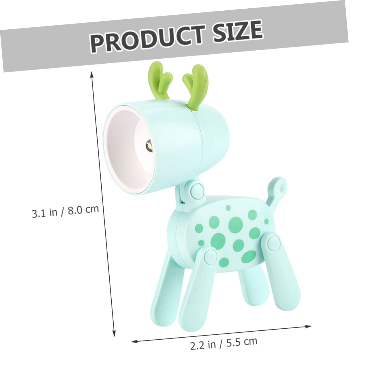 Veemoon Unique Deer Night Light - LED Kids Room Lamp, Creative Decorative Nightlight for Bedroom, Nursery & Children's Playroom - Perfect for Bedtime, Reading & Creating Cozy Atmosphere