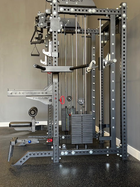 Vander USA FF91 Smith Machine & Functional Trainer - Home Gym Equipment for Strength Training & Fitness Workouts - Perfect for Home Gyms, Personal Training Studios & Commercial Fitness Centers