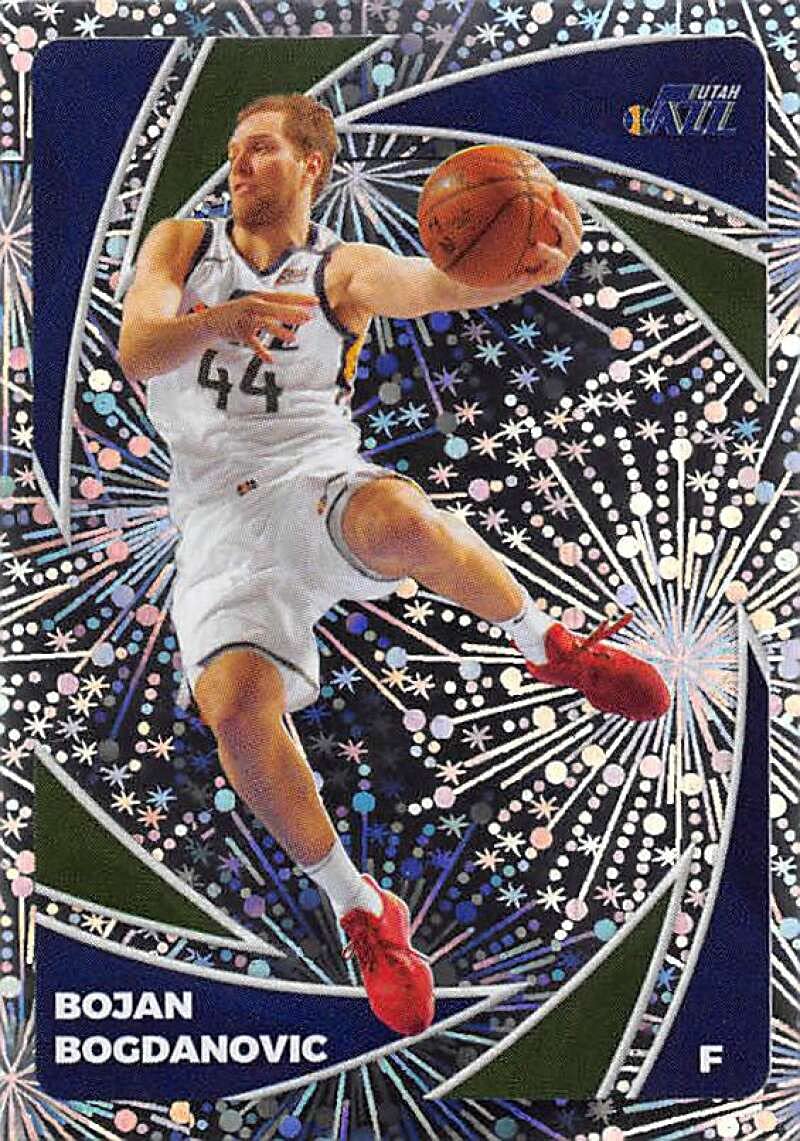 2020-21 Panini NBA Stickers Basketball Card #484 Bojan Bogdanovic Utah Jazz Foil - Official Collectible Trading Card (49x69mm) - Perfect for NBA Fans, Collectors and Trading Card Games