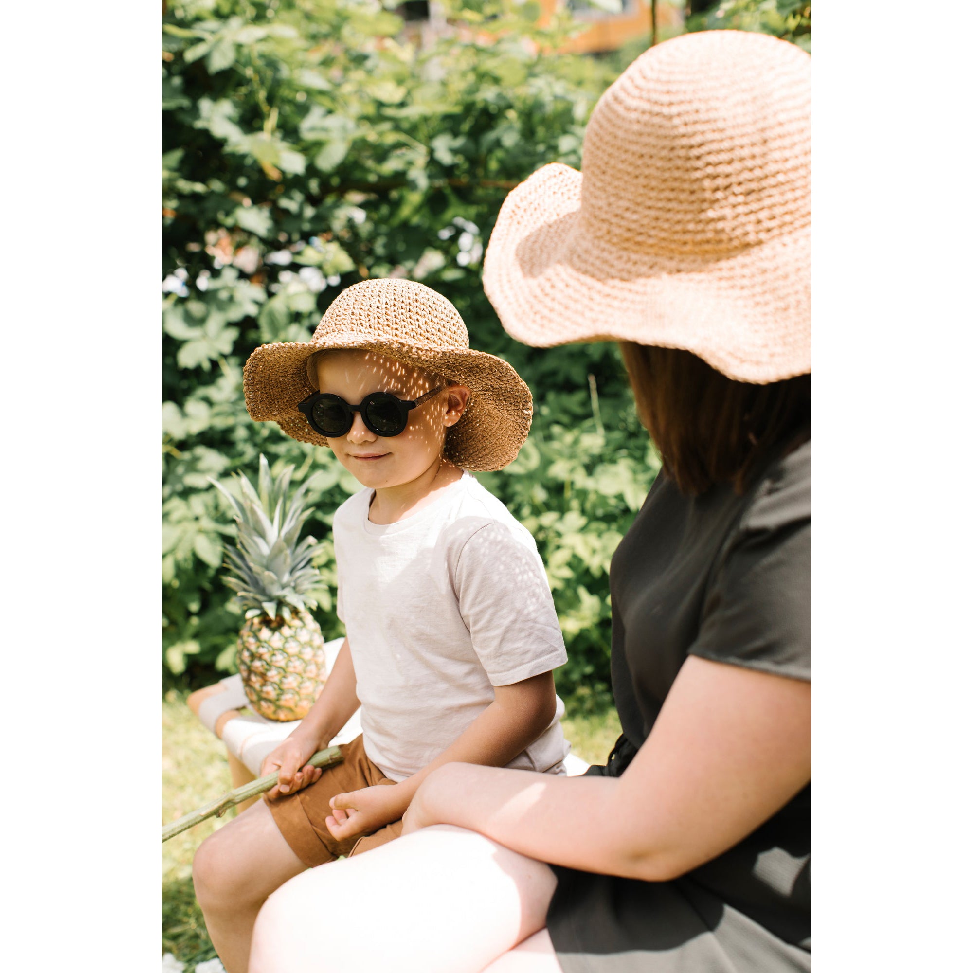 BabyMocs Natural Straw Hat for Babies & Toddlers - Sun Protection, Beach, Outdoor Play, and Summer Fashion Accessory